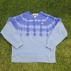 Champion Ombre Sweatshirt Womens 2XL 23x25 Blue